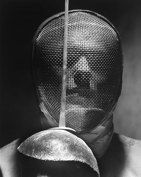 Fencer with Saber Mask - Andreas Feininger