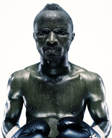 Boxing Study #1338 Joseph Agbeko by Howard Schatz