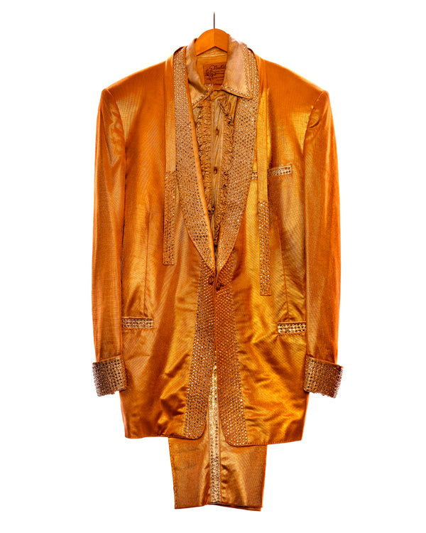 Gold Lame Suit made for Elvis Presley, 1991