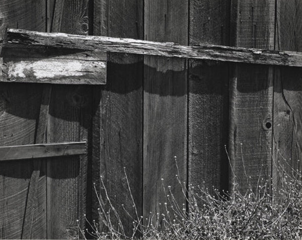 Fence, South San Francisco (1932) by Ansel Adams — vintage print at GALLERY M