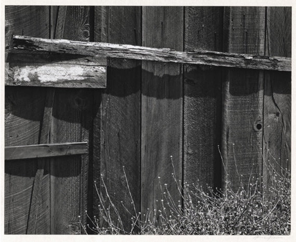 Fence, South San Francisco (1932) by Ansel Adams at GALLERY M