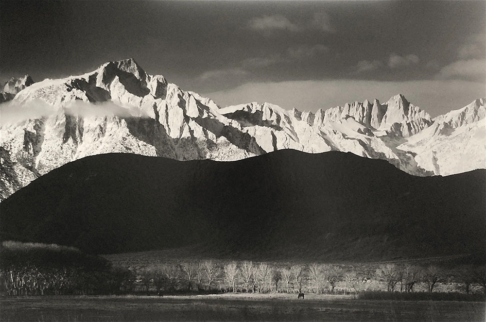 Winter Sunrise from Lone Pine, Sierra Nevada, California - Ansel Adams at GALLERY M