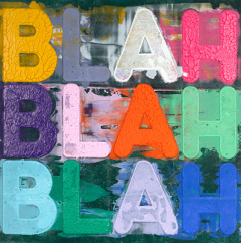 Mel Bochner BLAH BLAH BLAH 2020