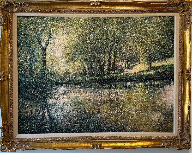 Oil on Canvas framed by Guy Dessapt at GALLERY M