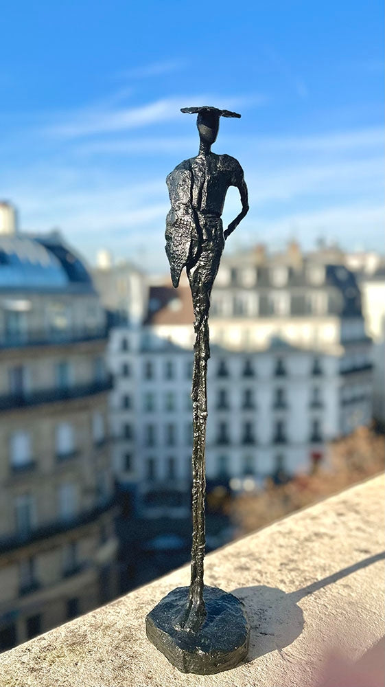 Torero Mini Bronze Ébène by Anne De Villemejane - Paris rooftop view