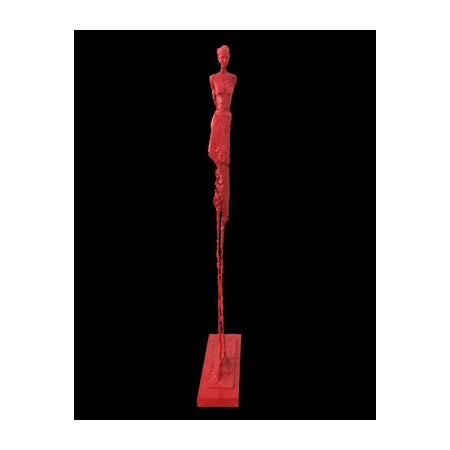 Walking Woman in Red by Anne de Villemejane