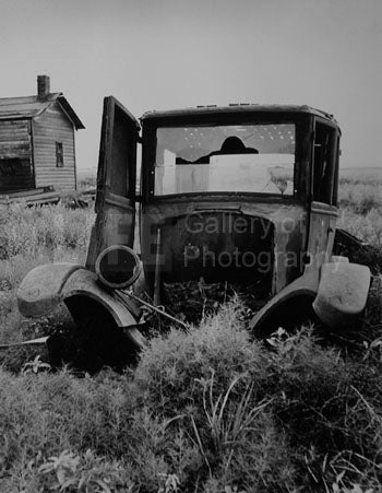Scene with Abandoned Car, Near Bend, Oregon, 1935 by Alfred Eisenstaedt