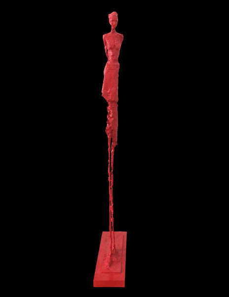 Walking Woman in Red by Anne de Villemejane — original view