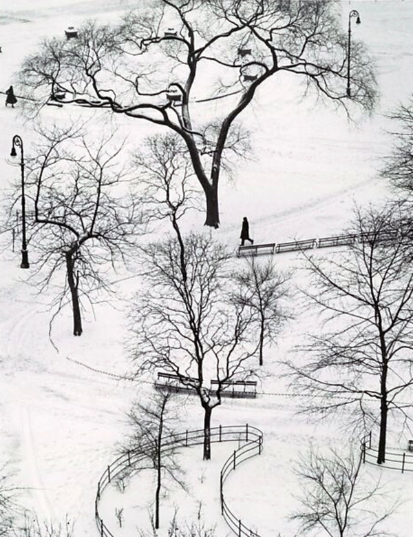 Kertesz Washington Square Park, Winter 1954