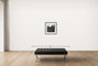Room view — A Nickel to Staten Island on Ferry by Andreas Feininger shown to scale on a gallery wall at 20 x 16 in. Not a reproduction of the work.