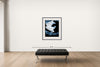 Room view — Atlantis #1 by Howard Schatz shown to scale on a gallery wall at 42 x 36 in. Not a reproduction of the work.