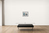 Room view — Clinton Impeachment by J. Scott Applewhite shown to scale on a gallery wall at 16 x 20 in. Not a reproduction of the work.
