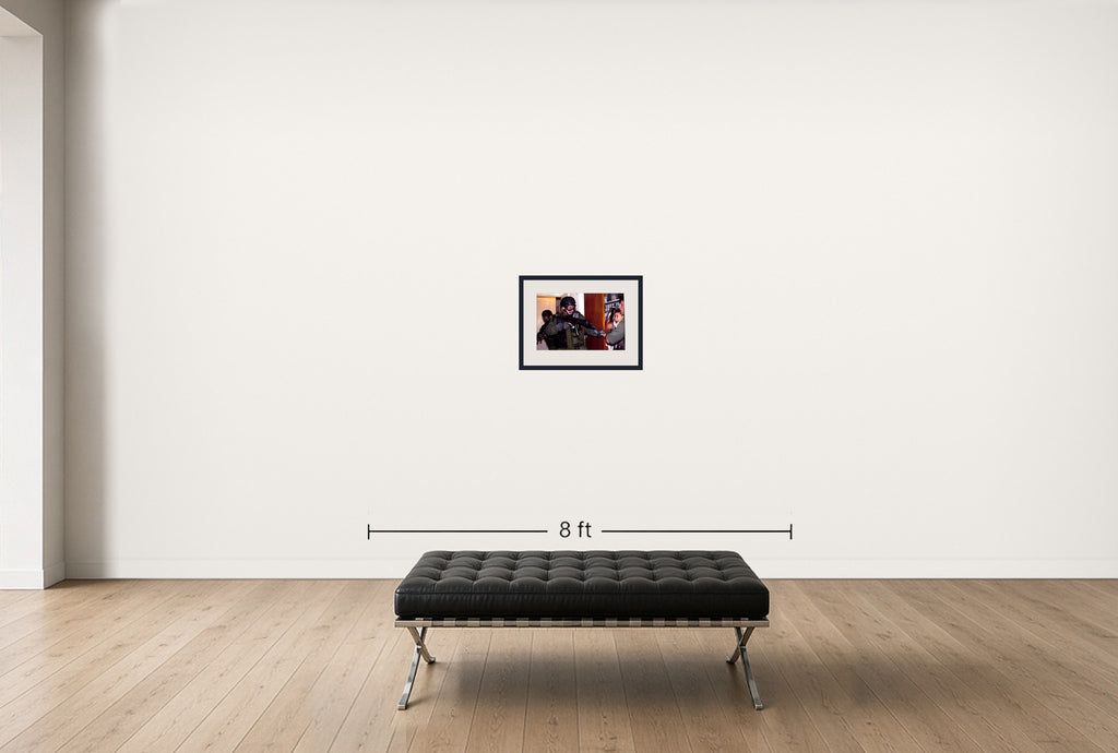 Room view — Cuban Boy Sequence by Pulitzer Prize shown to scale on a gallery wall at 16 x 20 in. Not a reproduction of the work.