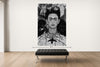 Room view — Frida vs. Diego by Alex G Cao shown to scale on a gallery wall at 108 x 72 in. Not a reproduction of the work.