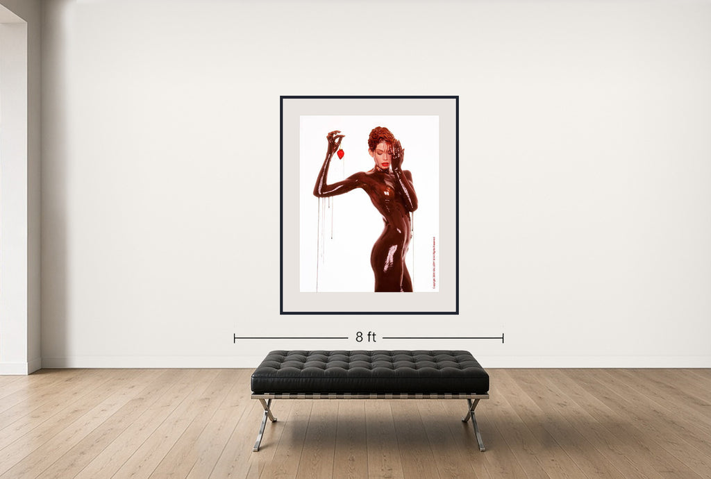 Room view — Nude Body Nude #1273 - APP by Howard Schatz shown to scale on a gallery wall at 63 x 50 in. Not a reproduction of the work.