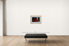 Room view — Underwater Study #2461 (AP) by Howard Schatz shown to scale on a gallery wall at 29.8472 x 40.1667 in. Not a reproduction of the work.