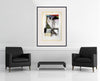 Room view — Untitled - 3/1/78 by Robert Kaupelis shown to scale on a gallery wall at 39.5 x 27.5 in. Not a reproduction of the work.