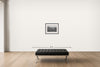 Room view — View of New York City skyline by Andreas Feininger shown to scale on a gallery wall at 20 x 24 in. Not a reproduction of the work.
