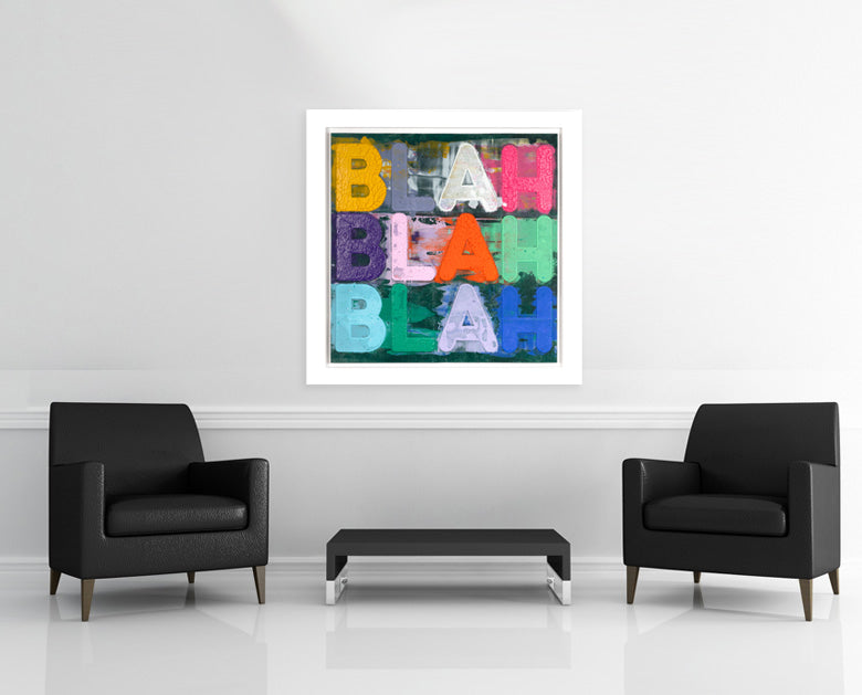 Mel Bochner Blah Blah Blah 2020