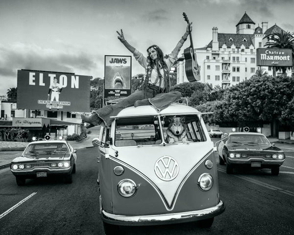 Summer of 75 featuring Cindy Crawford by David Yarrow