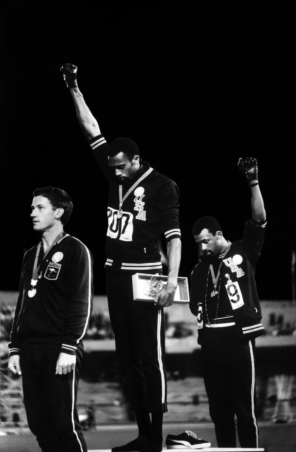 1968 Olympics Black Power Salute - John Dominis