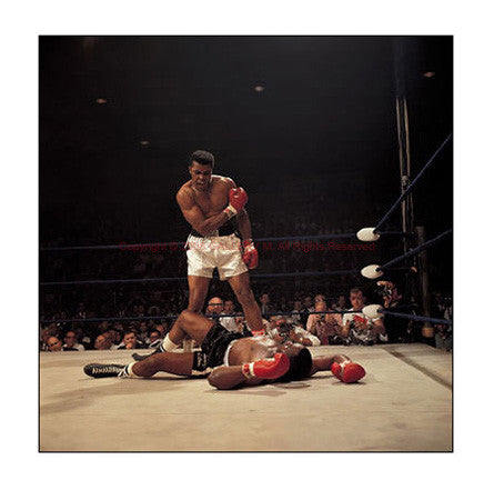 Muhammad Ali Ko's Sonny Liston by Neil Leifer