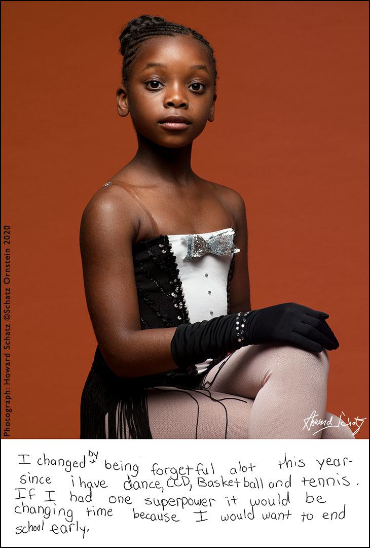 Olivia at 8 by Howard Schatz