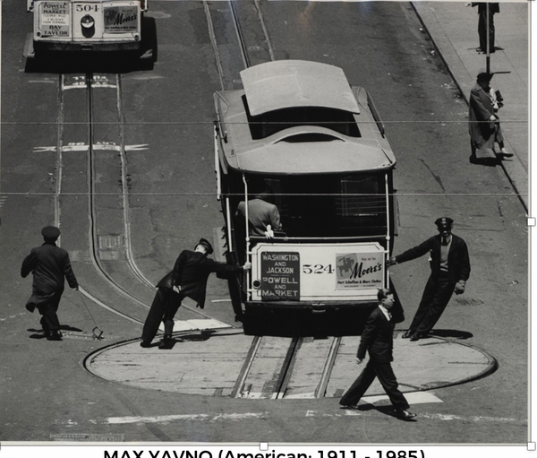 Cable Car Turnaround, San Francisco (1947), Vintage - Max Yavno
