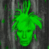  YOU & ME + WARHOL + YOU IN GREEN, 2014 by Alex G Cao