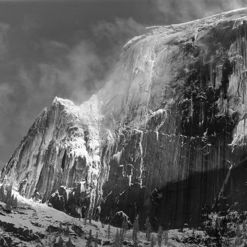 Half Dome Blowing Snow Yosemite - Ansel Adams