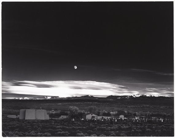 Moonrise Hernandez New Mexico 1941 - Ansel Adams