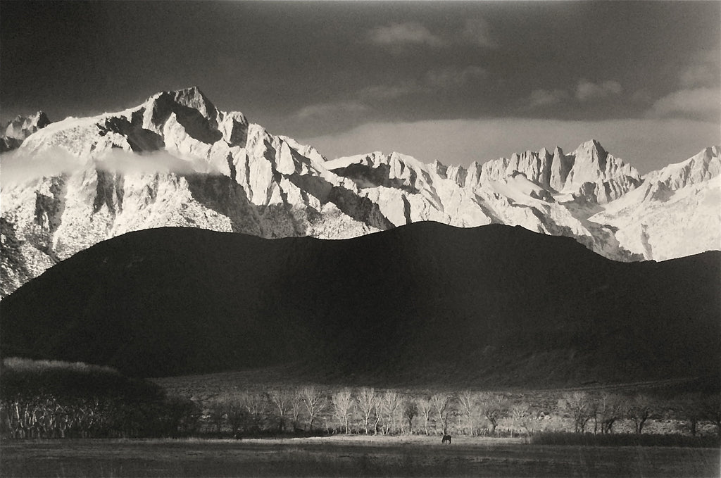 Winter Sunrise from Lone Pine, Sierra Nevada, California - Ansel Adams