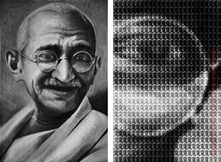 Gandhi vs. Mother Tereasa by Alex G Cao