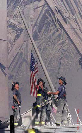 Flag Raising at Ground Zero by Thomas Franklin
