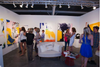 Brettmann's installation view of abstract works