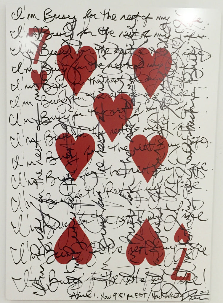 Seven of Hearts, 2016 - Peter Tunney