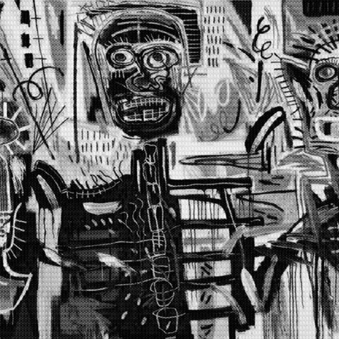 Alex Guofeng Cao's Basquiat Phillistines vs Basquiat, 2013