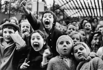 Children at Puppet Theatre by Alfred Eisenstaedt