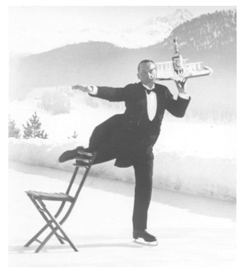Ice Skating Waiter by Alfred Eisenstaedt