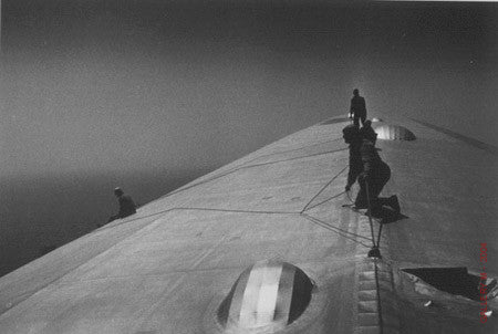 Repairing the Hull of the Graf Zeppelin in Flight by Alfred Eisenstaedt