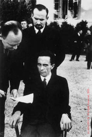 Dr. Joseph Goebbels at the League of Nations by Alfred Eisenstaedt