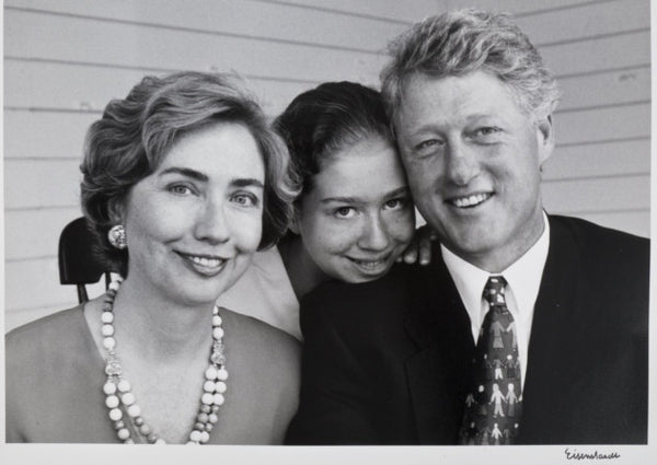 President Bill Clinton & Family (Hilary & Chelsea) - Alfred Eisenstaedt
