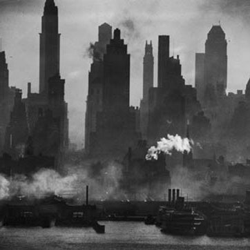 42nd Street View from Weehawken by Andreas Feininger