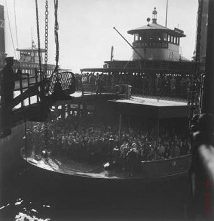 A Nickel to Staten Island on Ferry by Andreas Feininger