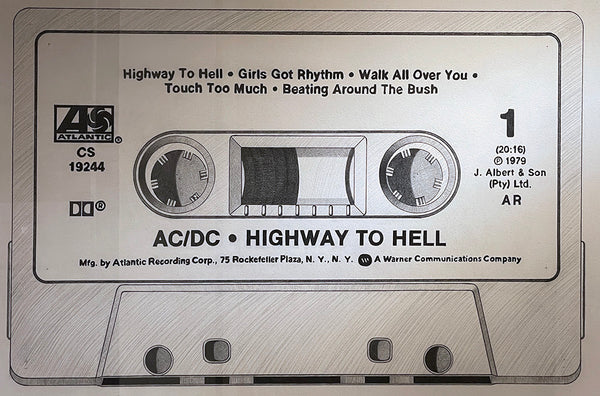 Cassette - Side 1: AC/DC - Highway to Hell - Rick Fields