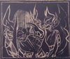 Francoise Gilot hand pulled lithograph - Scorpio in Flames