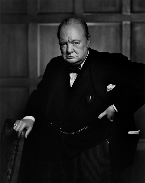 Winston Churchill by Karsh - Yousuf Karsh