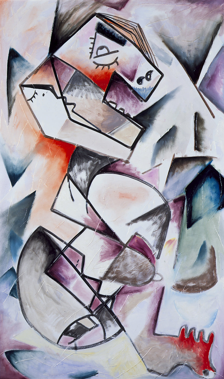 Alexandra Nechita、Geometric Look Alexandra Nechita Returns to Houston With Her Abstract Creations 絵画