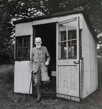 George Bernard Shaw Writing Shelter by Ralph Morse