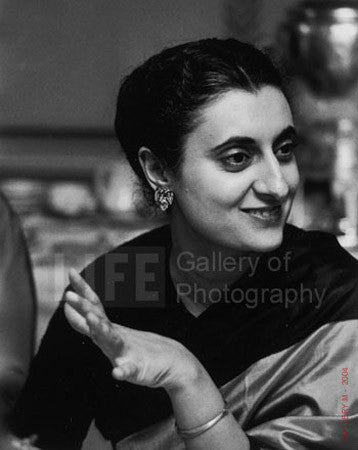 Indira Gandhi by Carl Mydans